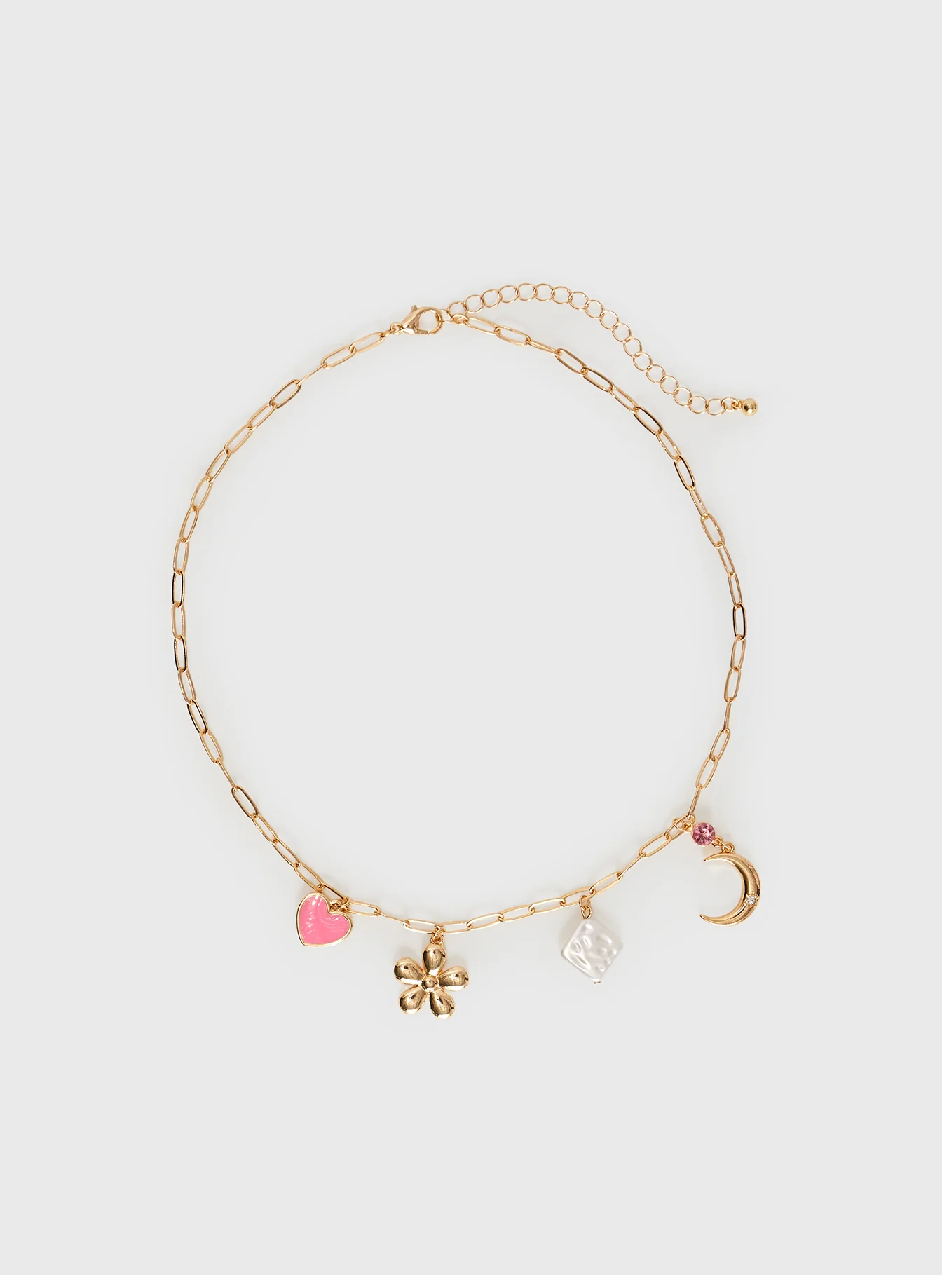 Charm Necklace Gold