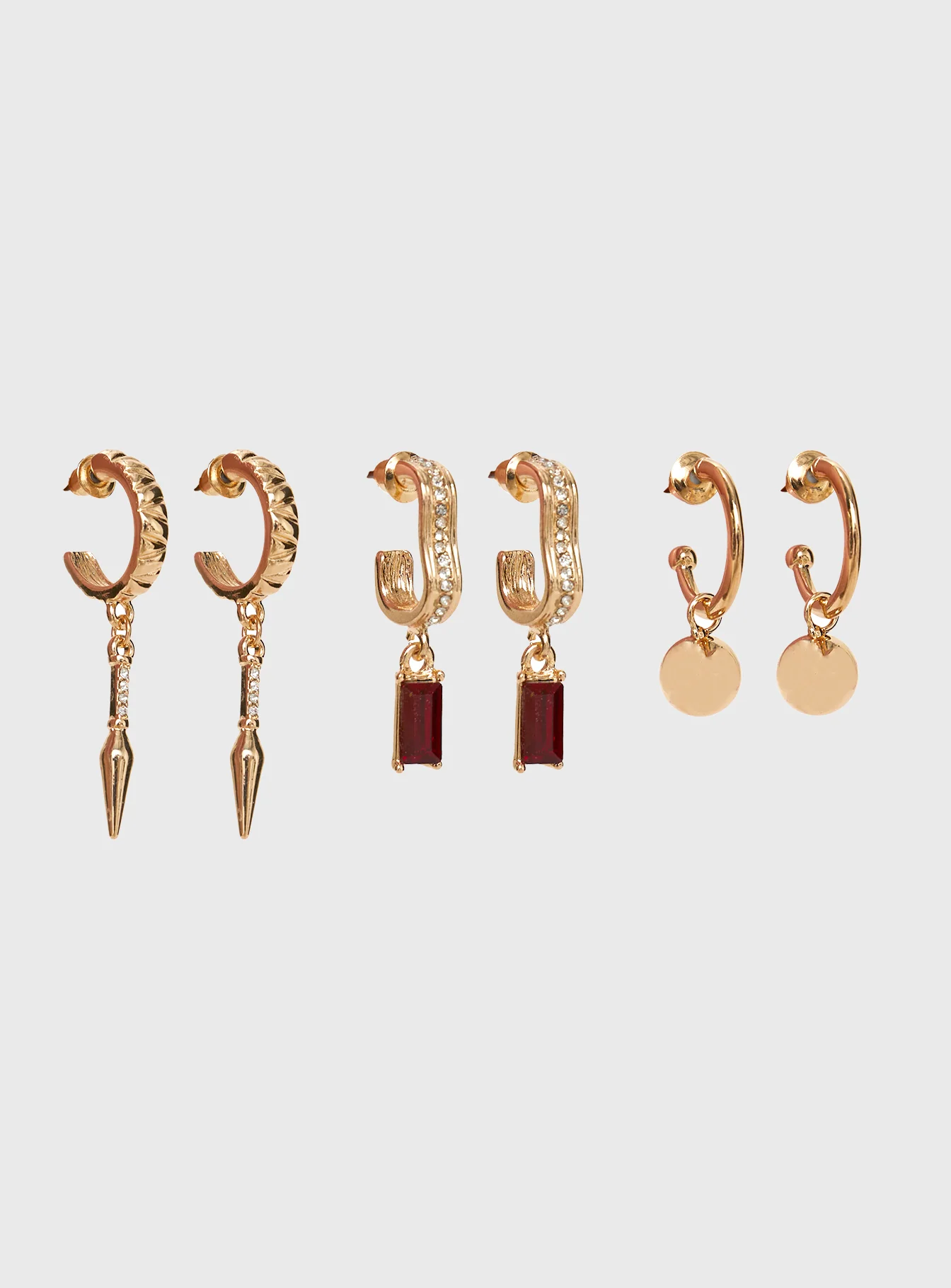 Corvette Earring Pack Gold