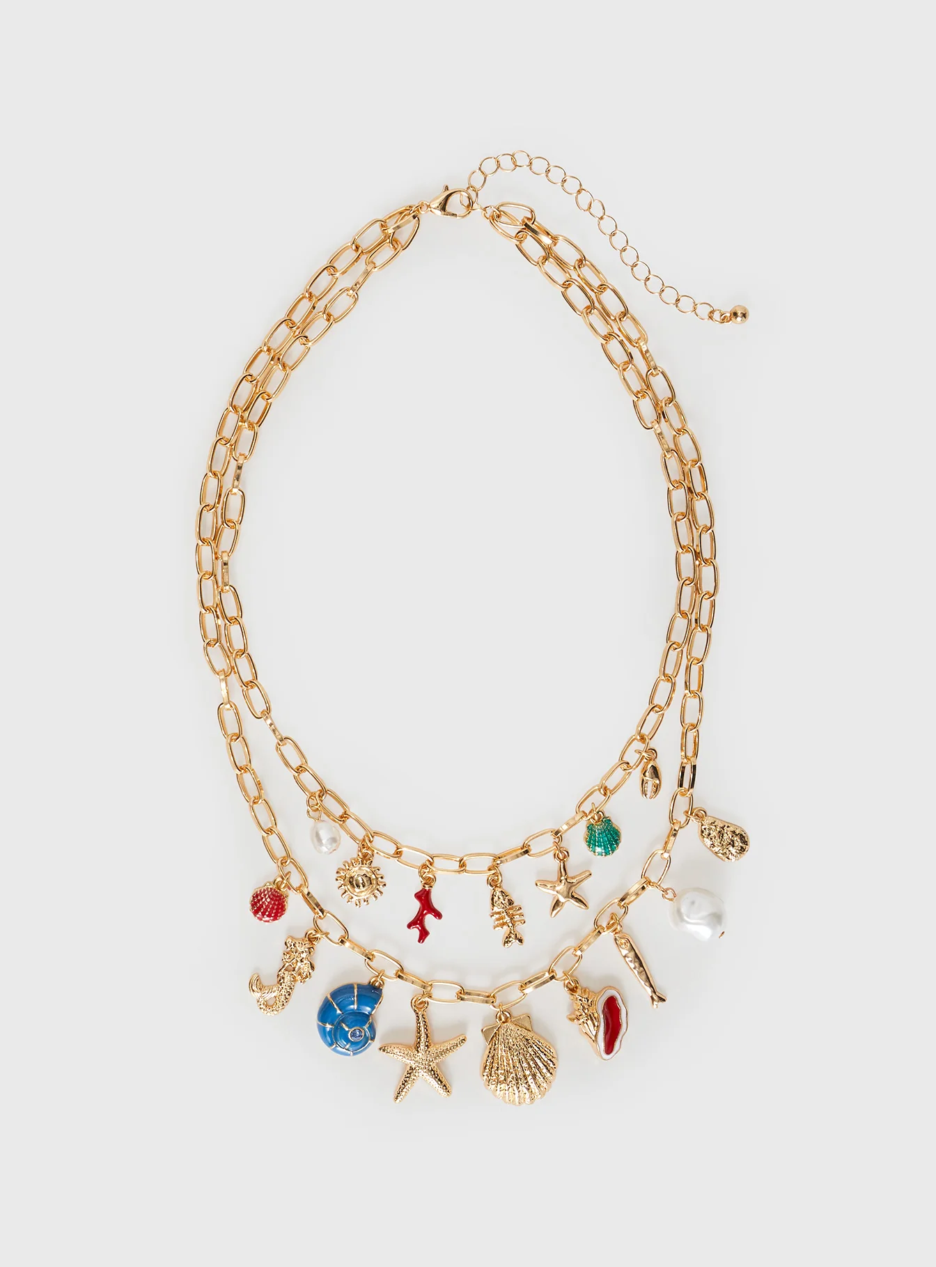 Charm Necklace Gold